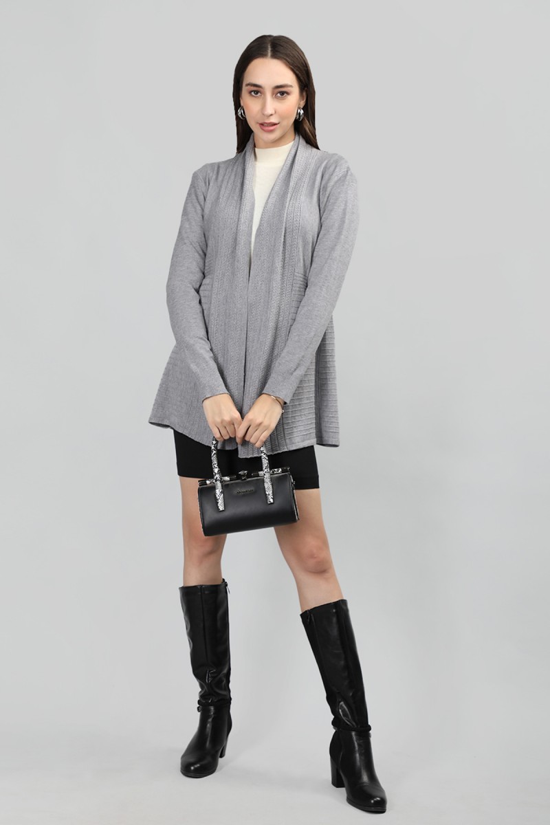  Grey - Women's Cardigans / Women's Sweaters: Clothing, Shoes &  Accessories