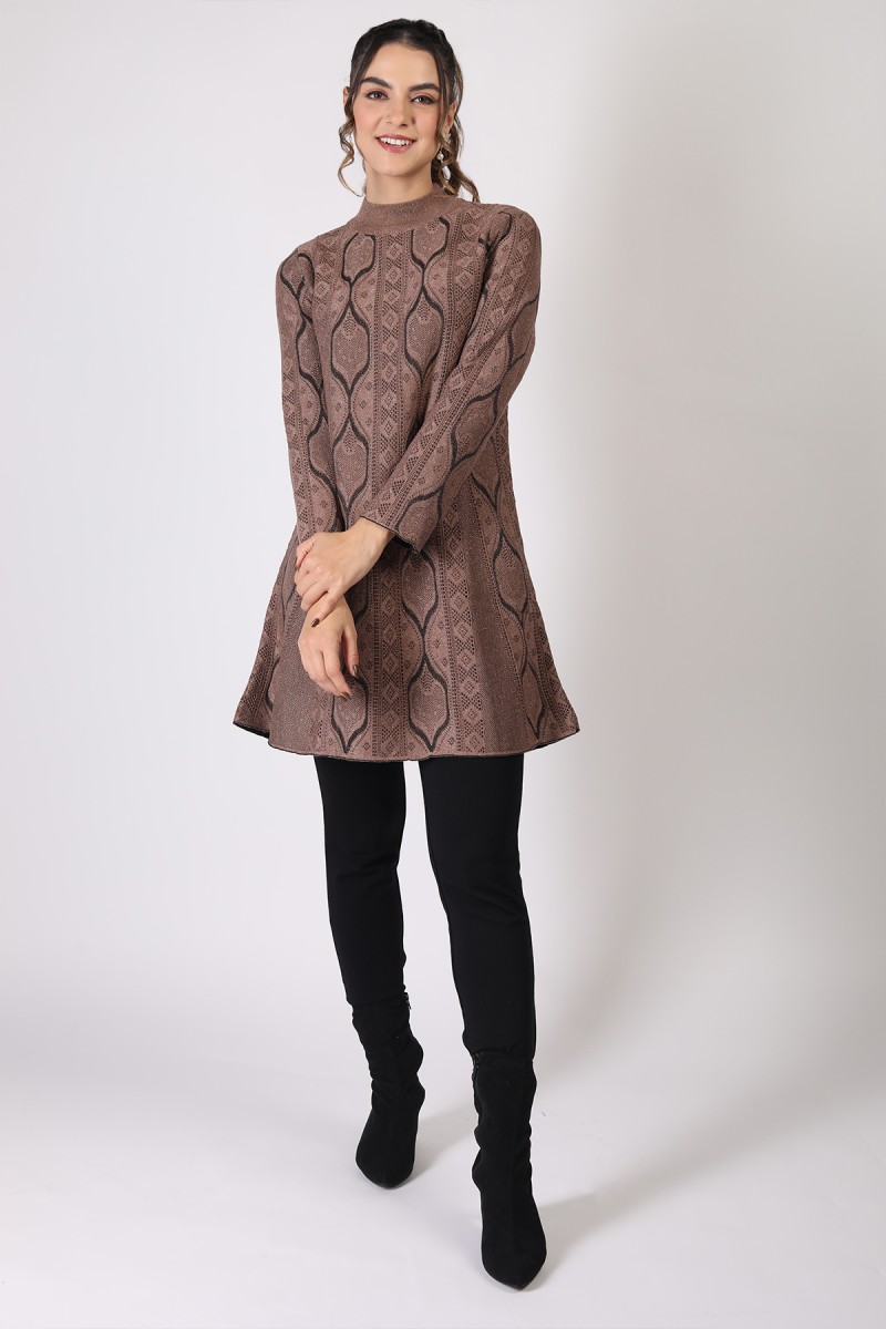 POINTELLE JACQUARD TUNIC 