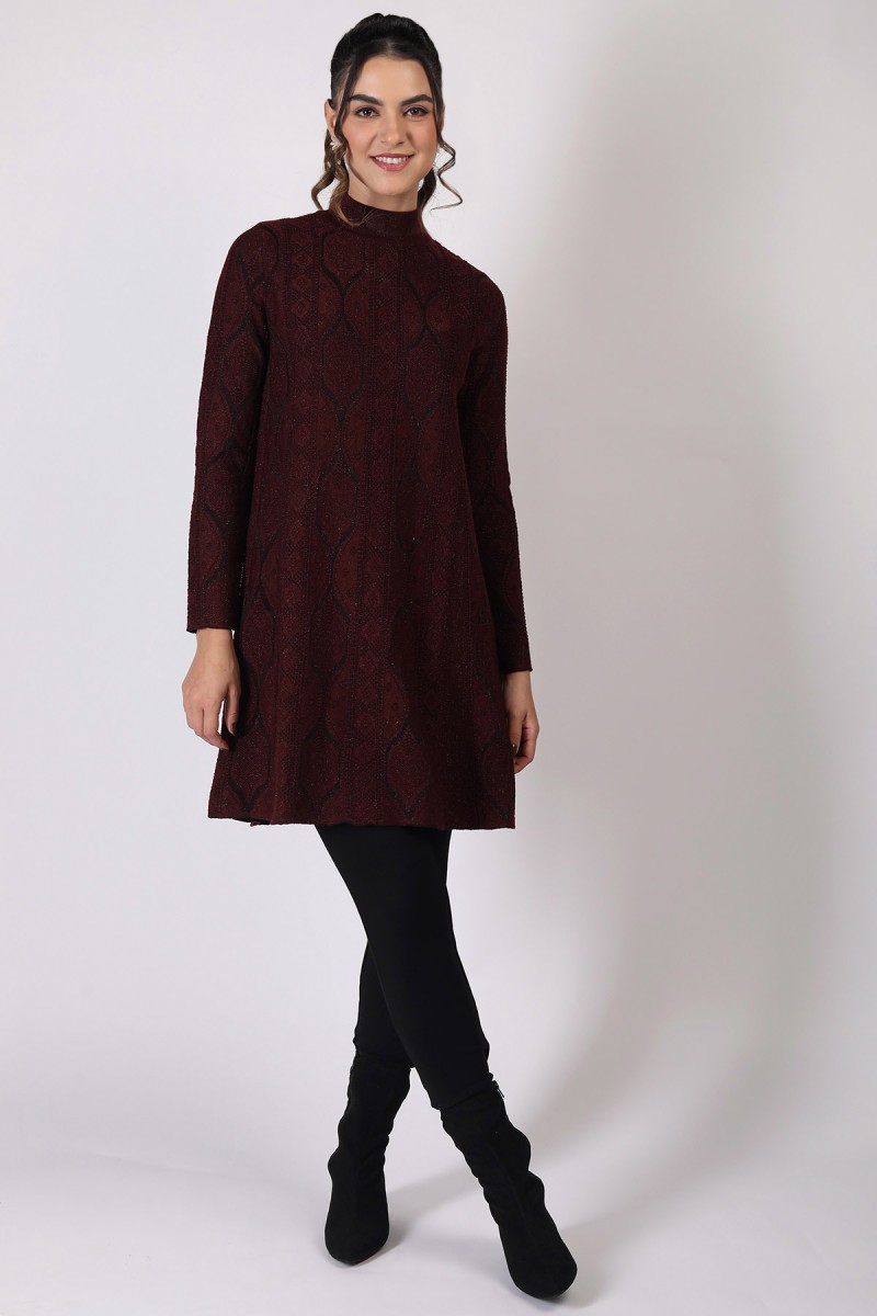 POINTELLE JACQUARD TUNIC 